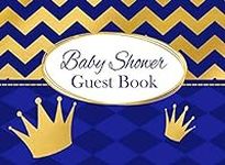 Baby Shower Guest Book: Royal Blue 