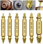 6pcs Damaged Screw Extractor Kit, Stripped Screw Extractor Set, DIY Hand Tools Gadgets Broken Bolt Extractor Screw Remover Tool