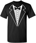 Feelin Good Tees Black Tie Tuxedo S