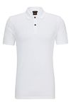 BOSS Men's Prime Polo Shirt, White100, M