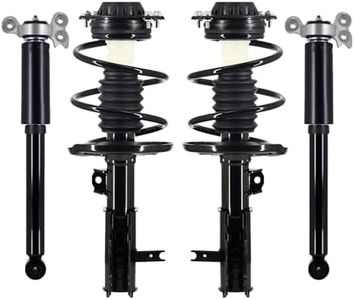 PM Auto Set 4 Front Quick Complete Strut-Coil Spring-Rear Shock Kit Compatible With 2016-2023 Chevrolet Malibu