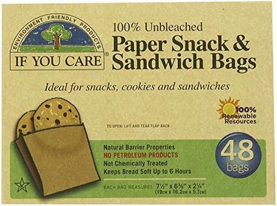 If You Care 100% Unbleached Paper Snack & Sandwich 48 Bags