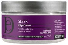 Design Essentials Sleek Edge Control, Medium Hold for Relaxed and Natural Textures, 3.7oz