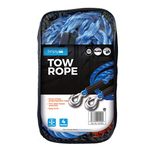 Simply TR2000 Blue Touring Tow Rope – 4 metres Long – Supports up to 2000kg – Dual Spring Snap Hooks – Easy to Fit – Extra Strong Polypropylene Rope