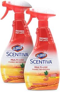 Clorox Scentiva Multi-Use Fabric Refresher Spray in Hawaiian Sunshine, 16.9 Ounces Fabric Freshener for Closets, Upholstery, Curtains, and Carpets (Pack of 2)