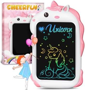 LCD Writing Tablet Toys,8.5 inch Colorful Doodle Board Drawing Tablet, Educational Kid Toys, Doodle Pad Unicorn Toys for 2 3 4 5 6 7 8 Year Old Boys Girls Christmas Birthday Gifts