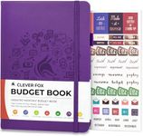 Clever Fox Budget Book – Financial Planner Organizer & Expense Tracker Notebook. Money Planner Account Book for Household Monthly Budgeting and Personal Finance. Compact Size (5.3" x 7.7") – Purple