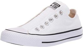 Converse Men's Chuck Taylor All Star Slip Sneaker, White/Black/White, 10