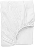 IKEA DVALA Fitted sheet, [white Sin