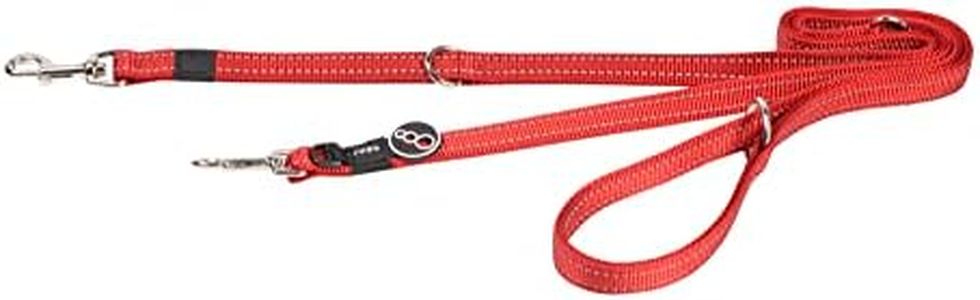 ROGZ HLM11-C Utility Guinzaglio/Snake, M, Rosso