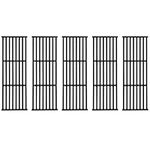 Rocomoco Cooking Grates Grids for Broil King Baron 420 S420 S320 Grill Grates, 5 Pack 17 3/8" Grill Cooking Grates Replacement for 9225-84 9221-67 and Others Gas Grills -Cast Iron