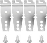 4 Pack 8269145 Dishwasher Mounting Bracket Replacement Parts with Screws Exact Fit for Kenmore Whirlpool KitchenAid Dishwasher, Replaces 8269145 WP8269145VP