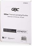 Swingline GBC Thermal Laminating Sheets/Pouches, Letter Size, 3 Mil, EZUse, 150-Count (3740721)