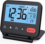 NOKLEAD Digital Travel Alarm Clock 