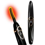 S600 Heated Eyelash Curler - Lash Curler Heated with Accurate Temperature Control, Intelligent Auto Power Off for Natural Makeup & Long-Lasting Curls | Heated Lash Curlers (Black+Gold)