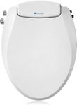 Brondell Swash Non-Electric Bidet Toilet Seat, Dual Temperature, Fits Elongated Toilets, White – Dual Nozzle System – Bidet with Easy Installation