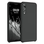 kwmobile Case Compatible with Huawei P20 Pro Case - TPU Silicone Phone Cover with Soft Finish - Black Matte