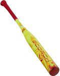 Axe | Scorch | 2-Piece Composite | USA/ASA Slowpitch Softball Bat | Balanced/End Loaded | Slowpitch Pro Flared Axe Handle (End Loaded, Yellow/Red, 25 oz), L155M