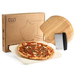 Cuzi Gourmet 3-Piece Large Pizza Stone Set