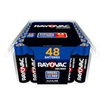 RAYOVAC 815-48PPTF Alkaline Batteries Reclosable Pro Pack (AA, 48 pk)