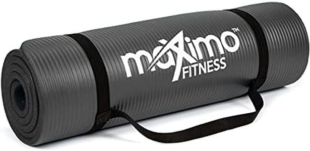 Maximo Yoga Mat, Exercise Mat, 3/5 Inch Extra Thick Multipurpose Fitness Workout Mat 72" x 24" with Carrying Strap, Yoga Mats for Women and Men, Non Slip for Yoga, Pilates, Gym, Exercise