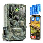usogood Trail Camera WiFi 4K 48MP, Game Camera that Send Pictures to Phone,8 Batteries & 32GB Card,Wifi Trail Cameras with Night Vison Motion Activated Waterproof for Deer/Backyard/Wildlife Monitoring