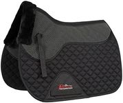 Shires Performance Soft Grip Saddlecloth - Black 17-18"