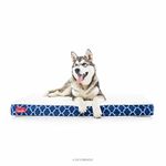 BRINDLE Waterproof Designer Memory Foam Pet Bed Navy Trellis BRLLNT22PB 46 in x 28 in