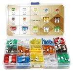 THE BLP 140 Pcs Fuses Automotive Kit - Blade Auto Fuse Assortment Standard and Mini Car Fuse for Marine, RV, Camper, Boat, Truck (5A 7.5A 10A 15A 20A 25A 30AMP/ATC/ATO)