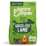 Edgard & Cooper Adult Dry Dog Food - (Lamb 2.5kg), Grain & Gluten Free, Hypoallergenic, Natural Ingredients & fresh meat, full of essential amino acids for healthy insides