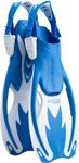 Cressi Rocks Fins - Adjustable Premium Children Fins, Blue / White, S/M - 1/2 Y