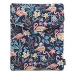 Vera Bradley Cotton Envelope Tech Sleeve, Flamingo Garden, Flamingo Garden, One Size