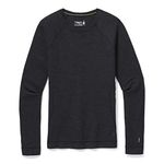 Smartwool Women's Merino 250 Baselayer Crew Boxed Thermal Tops - Charcoal Heather, M