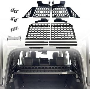 HIGH FLYING 2024 2025 2026 for Toyota Land Cruiser Prado LC250 Car Accessories Molle Panels Storage Modular System Trunk Shelf Organizer Interior Rear Cargo Racks (Side Panels+Shelf A)