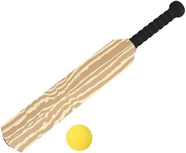 Kisangel 1 Set Cricket Bat Kids Cricket with Tennis Balls Foam Padded for Parent-Child Interaction Plaything