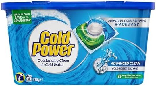 Cold Power 3in1 Triple Capsules Laundry Detergent, 45 pack