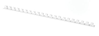 Binding Combs Office Products A4 8mm (45 Sheets) 100 Pcs White/Presentation/Type-21 Rings/Kind-Spiral/Material-Plastic/Colour-White/Format-A4 / Size-8mm