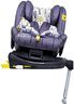 Cosatto All in All Rotate 360° Swivel Spin Car Seat - Group 0+123, 0-36 kg, 0-12years, ISOFIX, ERF, Anti-Escape (Fika Forest)