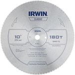 Irwin Tools IRWIN 10-Inch Miter Saw Blade, Classic Series, Steel Table (11870)