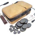 Goodtar Portable Hot Stones Warmer Set Spa Salon Massage Digital Electric Heater Kit with 16 Basalt Stones