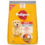 Pedigree Adult Dry Dog Food, Chicken, Egg & Rice, 20 kg, Contains 37 Essential Nutrients, 100% Complete & Balanced Food for Adult Dogs