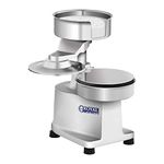 Royal Catering Burger Patty Maker Hamburger Press RCHM-150 (Ø 150 mm for 200 g Patties, Stainless Steel, Incl. 500 Separation Papers, Non-Slip Rubber feet)