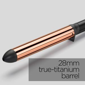 BaByliss Titanium Waves Wand – 28mm Hair Styling Tool
