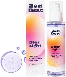 97% Snail Mucin Serum, Star Light by Zen Dew | Non-Sticky Snail Serum to Smooth, Brighten, Hydrate, Skin Repair | Cruelty Free, Made in S. Korea, 3.38 Fl Oz