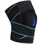 ACWOO Knee Support Brace for Men and Women, Adjustable Compression Knee Patellar Tendon Support Brace for Arthritis, Joint Pain, Ligament Injury, Meniscus Tear, ACL, MCL, Tendonitis, Running, Sports