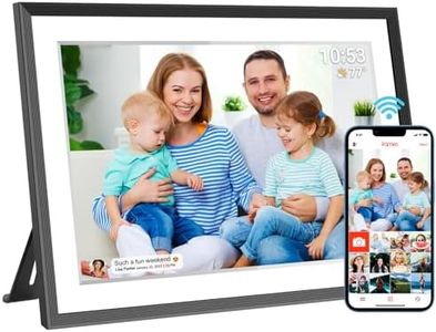 𝟯𝟮𝗚𝗕 FRAMEO Digital Photo Frame, 10.1" WiFi Digital Picture Frame with 1280x800 IPS HD Touchscreen, Auto-Rotate Wall Mountable, Micro SD, Easy Share Photos or Videos via Frameo App from Anywhere