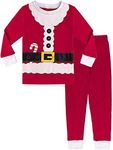 MOMBEBE COSLAND Baby Boys Christmas Pyjamas Sets Girl Santa Claus PJS Sleepwear 1-2 Years Red