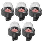 Anxingo 5 Pcs Snap in Primer Bulb Replacement for Stihl Weed Eater McCulloch Ryobi Echo Primer Bulb