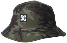 DC Men's Deep End Bucket Hat Sun Protection Woodland Camo, S