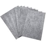 Asian Hobby Crafts Felt Sheet Grey, Size (A4) : Thickness : 2mm, Qty : 10pcs Used for Scrapbooking, Craft Projects, Decorations and DIY Crafts Fabric